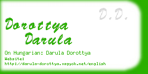 dorottya darula business card